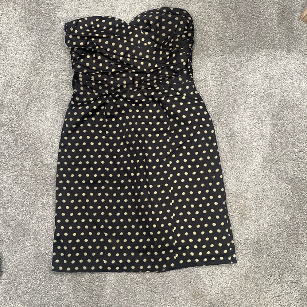 Black polka dot Strapless H&M cocktail dress